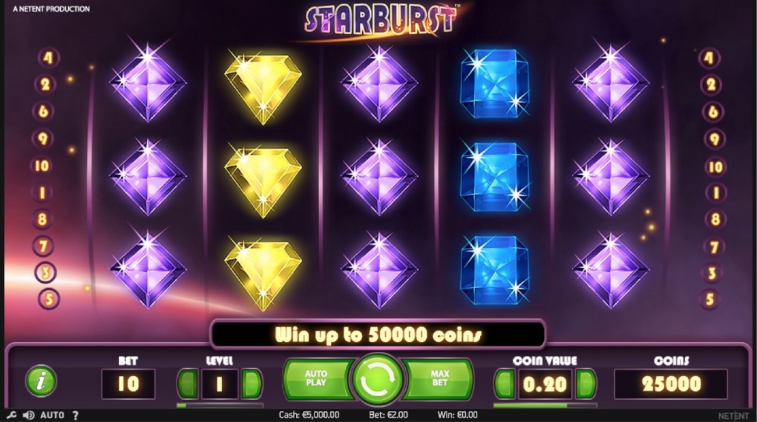 Starburst_online kazino slots_5 līnijas