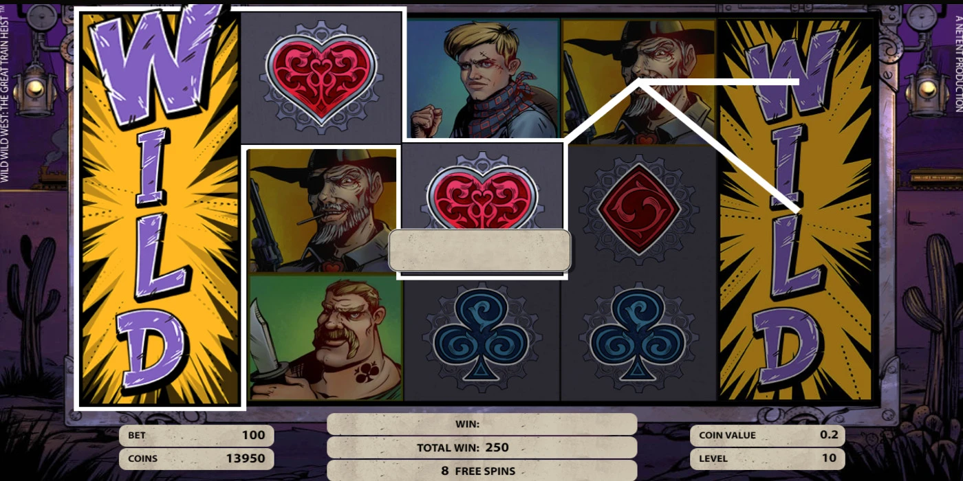 Wild Wild West lošimų automatas išsiplėčiantys laukiniai simboliai Wild Wild West lošimų automatas išsiplėčiantys laukiniai simboliai