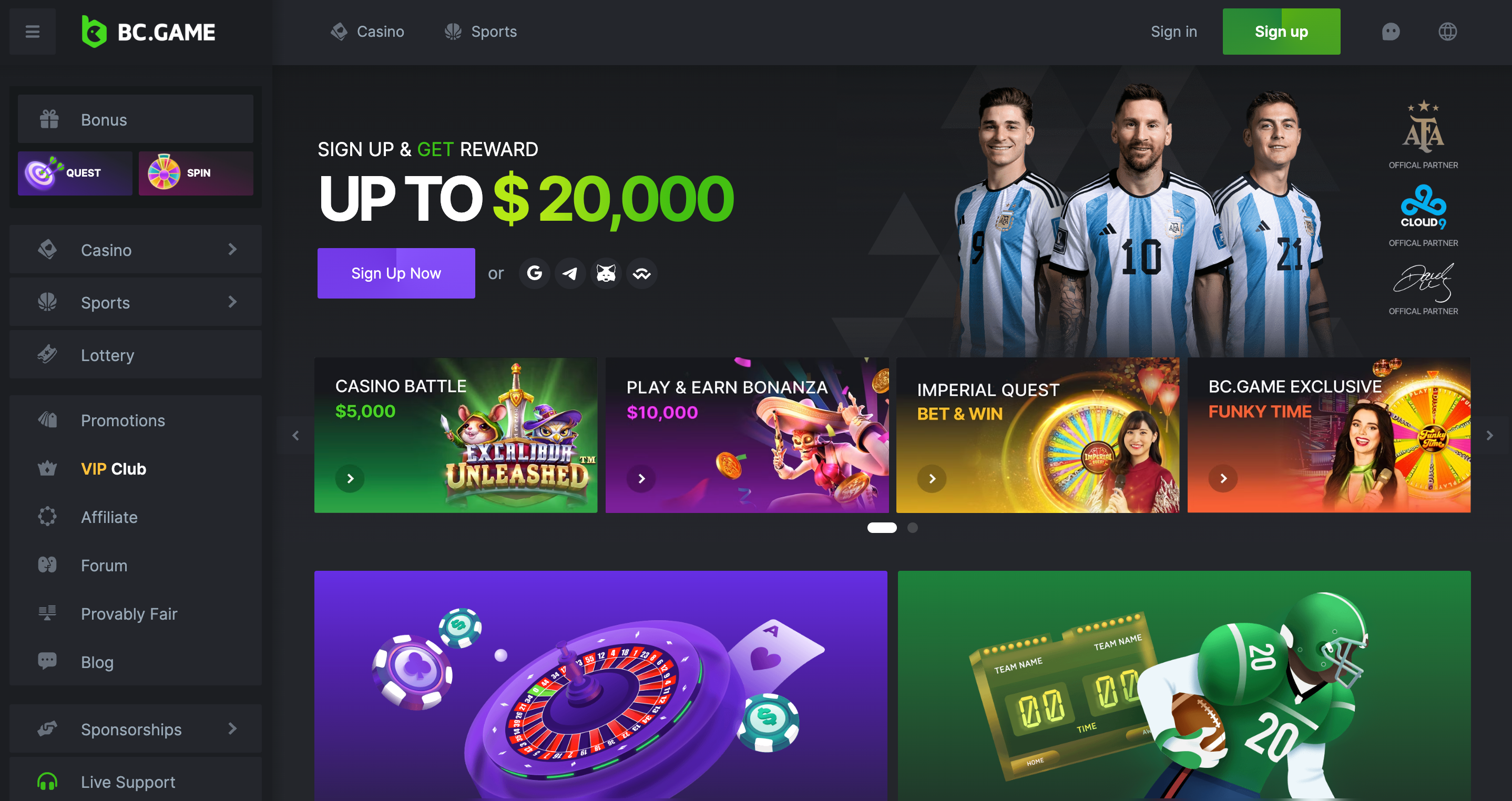 bcgame kazino tiešsaistē Lietuva