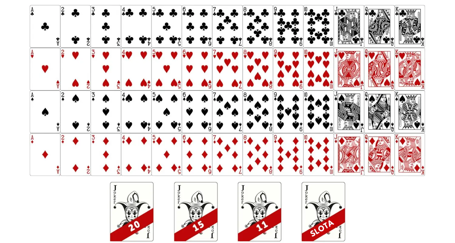 Pilna-56-kāršu-kalāde