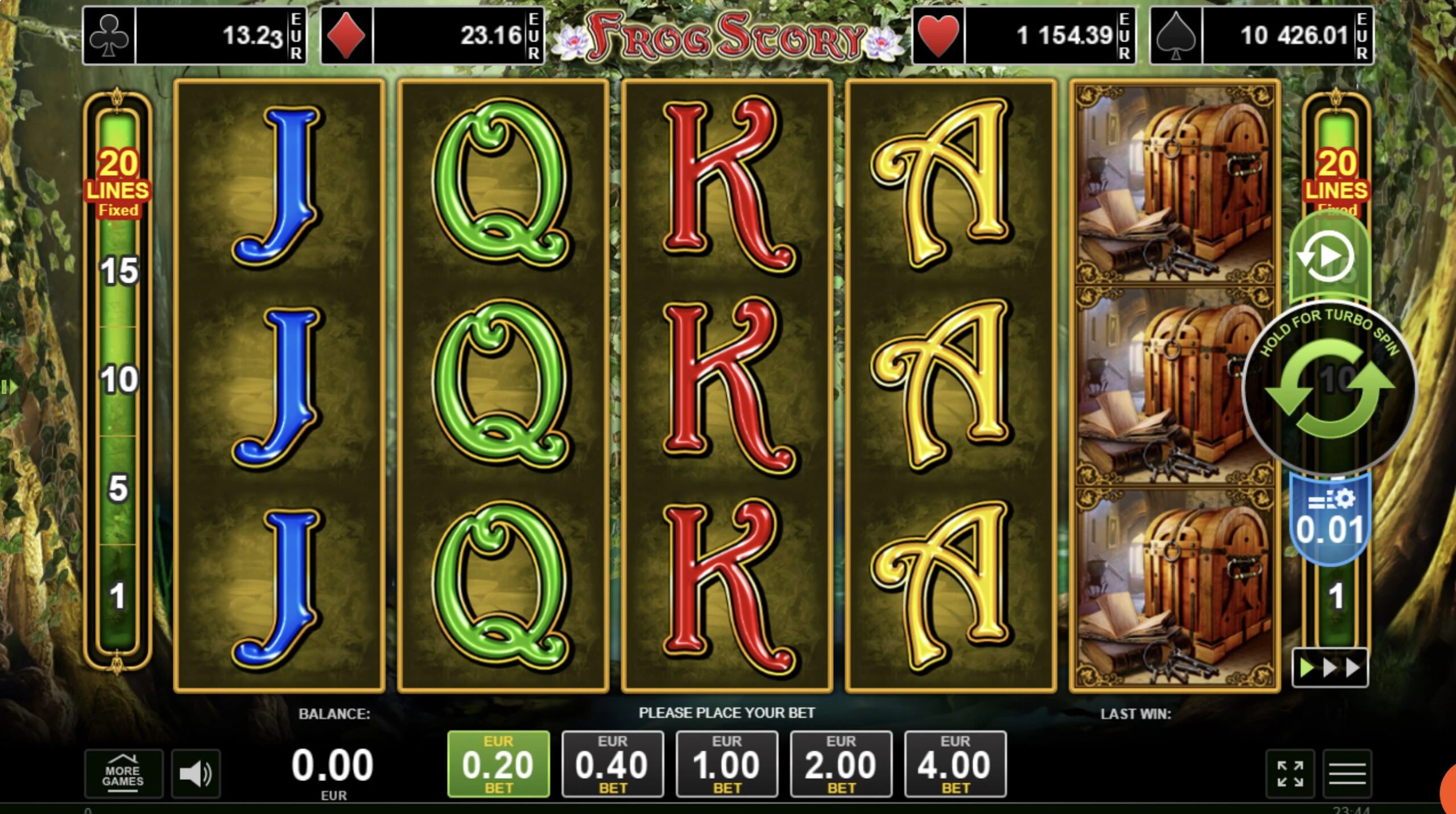Frog-story-amusnet-slots-spēle-mērogots
