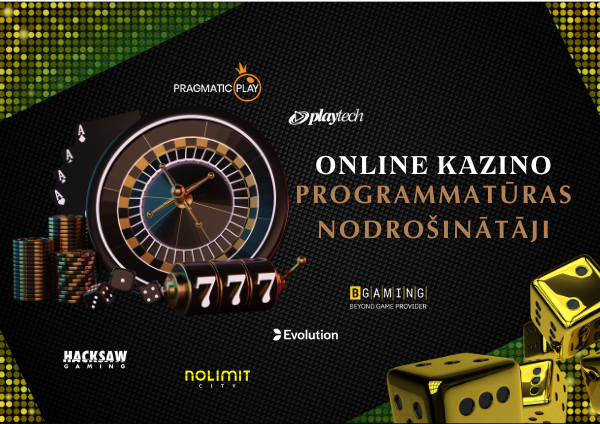 Labākie online kazino programmatūras nodrošinātāji 2025