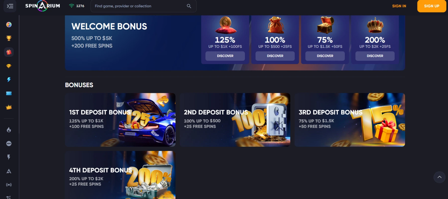 Spinarium-kazino-bonusi