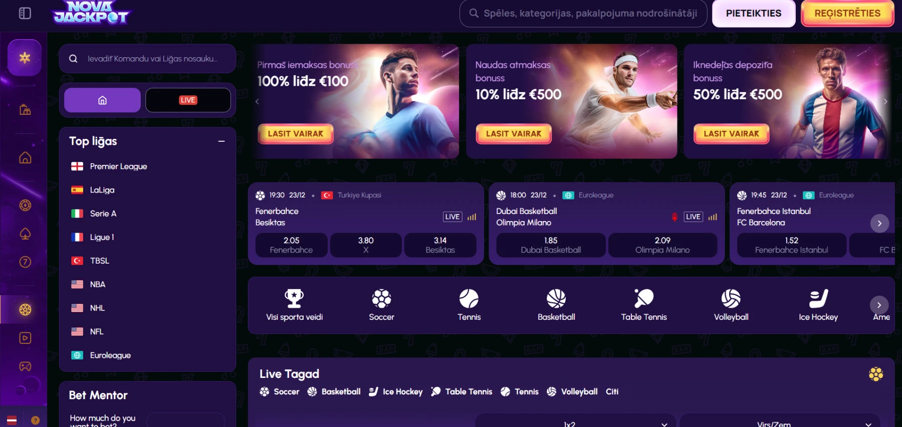 Sporta derības novajackpot-sporta-deribas