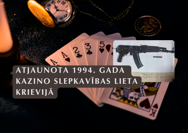 Atjaunota 1994. gada kazino slepkavības lieta Krievijā