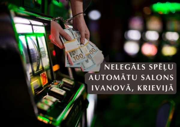Nelegāls spēļu automātu salons Ivanovā, Krievijā