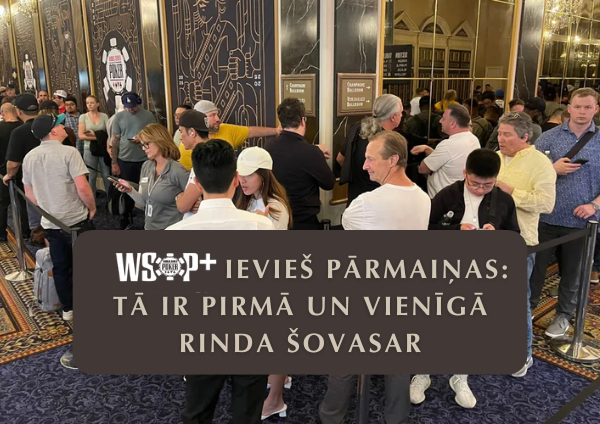 WSOP tiešraides rinda identifikācijas pārbaudei
