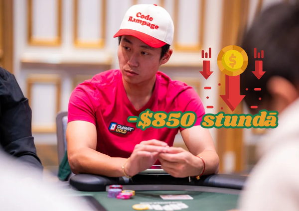 Rampage zaudē $850 stundā spēlējot pokeru