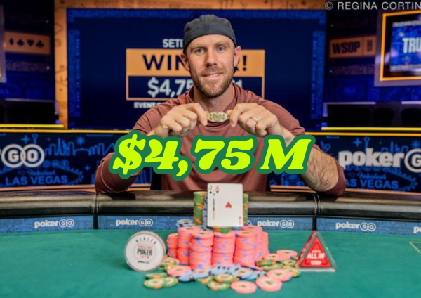Seths Deiviss triumfē $250K WSOP Super High Roller turnīrā