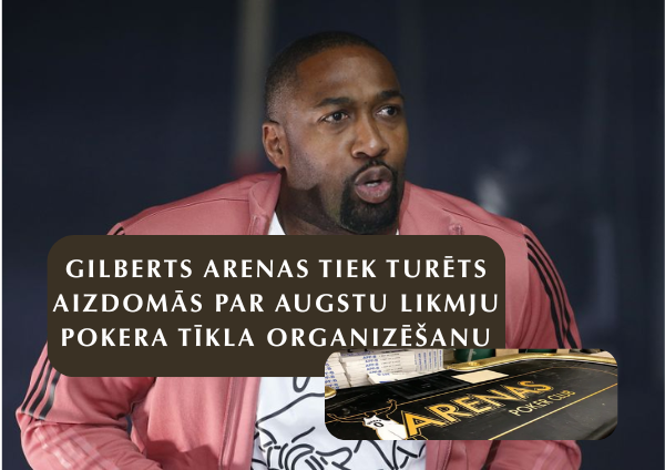 Gilbert Arenass arestēts par iespējamu nelegālu augstu likmju pokera organizēšanu