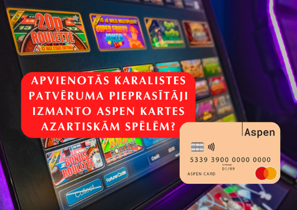 Patvēruma meklētāju Aspen kartes Lielbritānijā saistītas ar azartspēļu skandālu