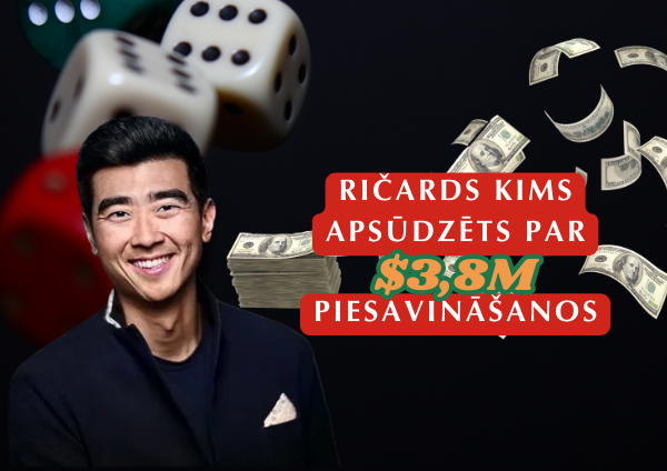 Ričards Kims apsūdzēts par $3,8M investoru līdzekļu