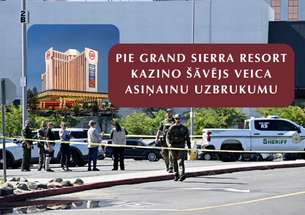 Uzbrucējs atklāj uguni kazino Reno pilsētā