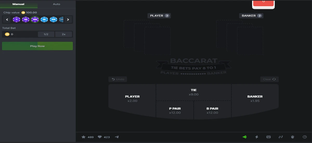 Baccarat baccarat-spele