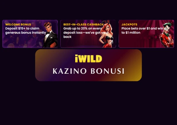 iWild kazino bonusi