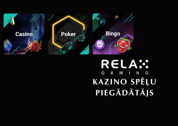 Relax Gaming spēļu izstrādātāja apskats