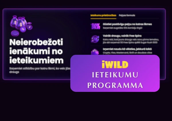 Neierobežotas atlīdzības ar iWild ieteikumu programmu