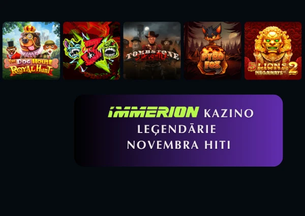 Immerion leģendārie novembra hiti