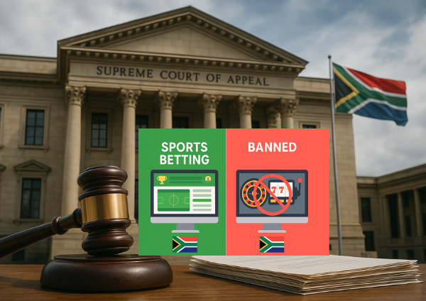 Dienvidāfrikas Augstākā tiesa aizliedz kazino tipa spēles sporta likmju vietnēs